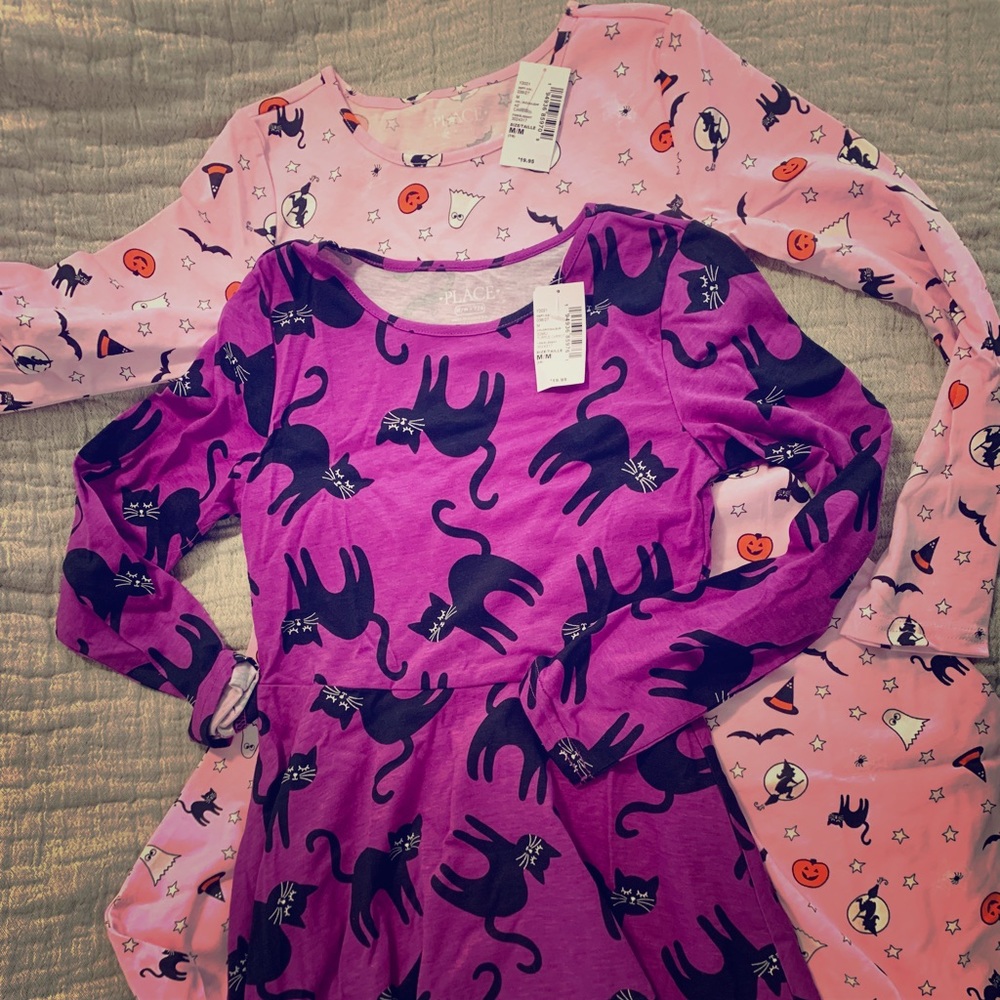 Girls Halloween Dresses - TWO!
